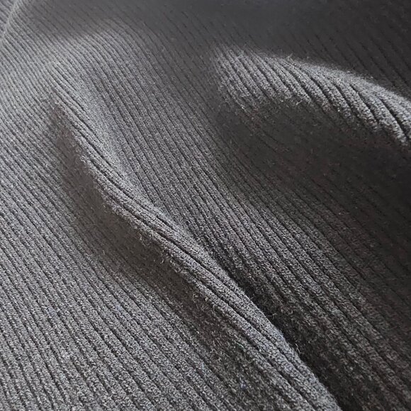 Uniqlo Washable Knit Ribbed Polo Sweater - 2024 - Black - Sz XS - NWT - Picture 9 of 13